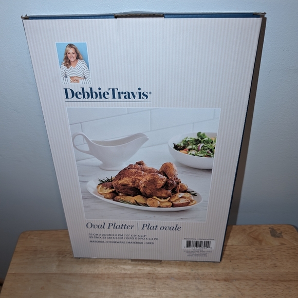 Debbie Travis Oval Platter - Picture 2 of 2